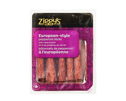 Ziggy's Pepperoni Sticks, European-Style - 300.0 G