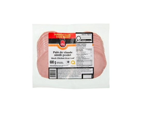 Royal Pain de viande au simili-poulet, format club - 600.0 G