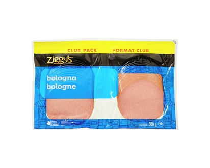 Ziggy's Bologna Slices Club Pack - 600.0 G