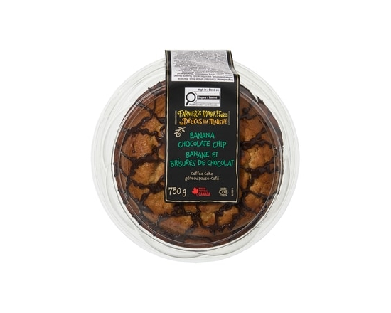 Banana Chocolate Chip Coffee Cake - 750.0 G