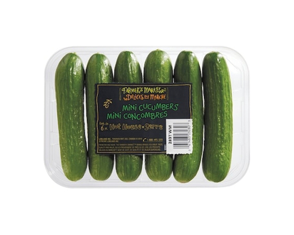 Farmer's Market Mini Cucumbers - 6.0 EA