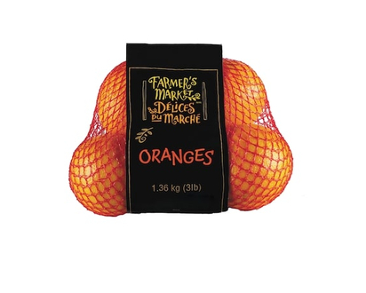 Délices du Marché Orange, sac de 3 lb - 1.36 KG