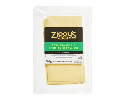 Ziggy's Lasagna Sheets Pasta - 360.0 G