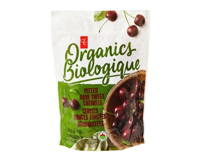 PC Organics Organic Pitted Dark Sweet Cherries - 600.0 G