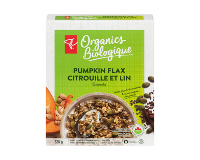 PC Organics Organic Pumpkin Flax Granola - 325.0 G