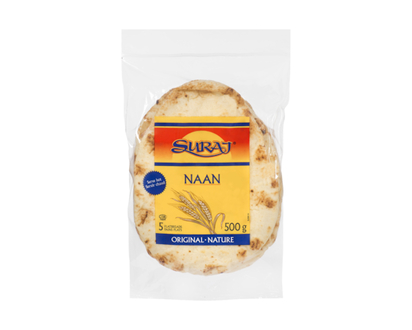 Suraj Naan Original 5 Flatbreads - 500.0 G
