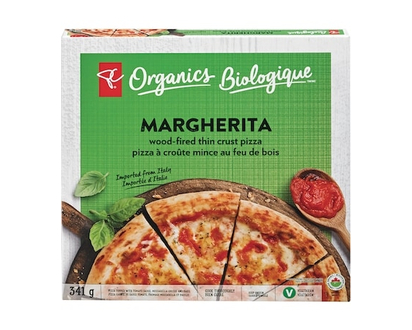 PC Organics Margherita Pizza - 341.0 G