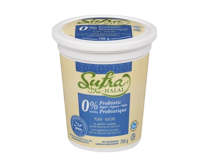 Sufra Halal 0% Plain Probiotic Yogurt - 750.0 G