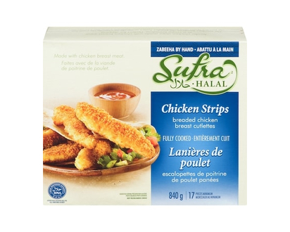 Sufra Halal Chicken Strips - 840.0 G