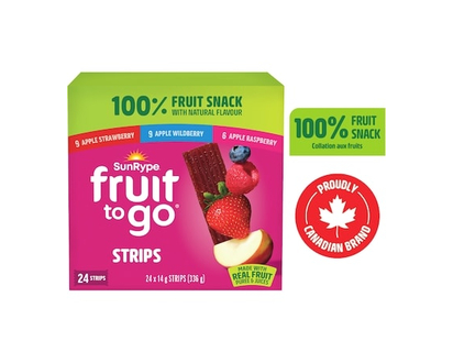 SunRype Boîte de collations 100% fruits Fruit To Go - 14.0 G