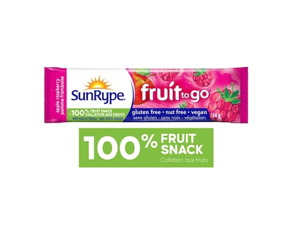 SunRype Fruit To Go Apple Raspberry 100% Fruit Snack - 14.0 G