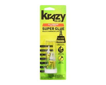 Krazy Glue Single Use Tubes All-Purpose Glue, 4 Mini Tubes - 1.0 EA