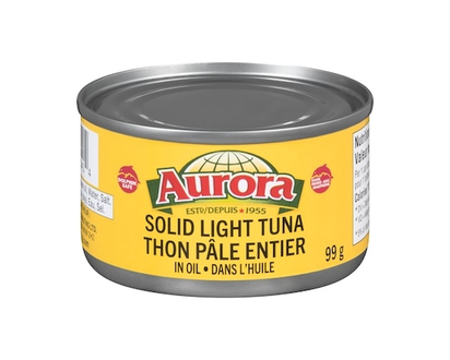 Aurora Light Tuna, Solid in Oil - 99.0 G