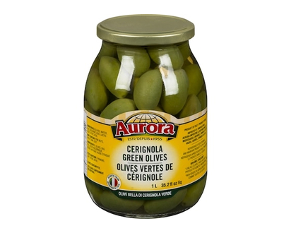 Aurora Green Olives Cerignola - 1.0 L