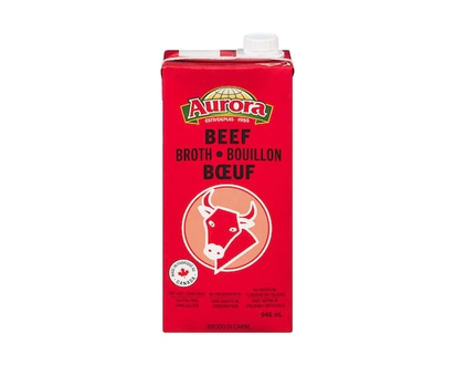 Aurora Beef Broth - 946.0 ML