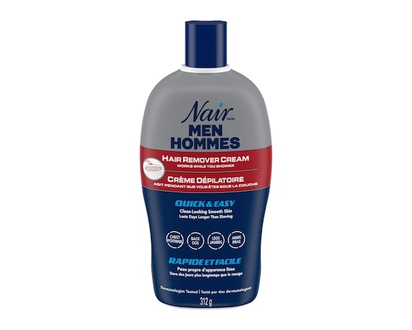 Nair Men's Quick and Easy Hair Remover Shower Cream for Body - 312 G