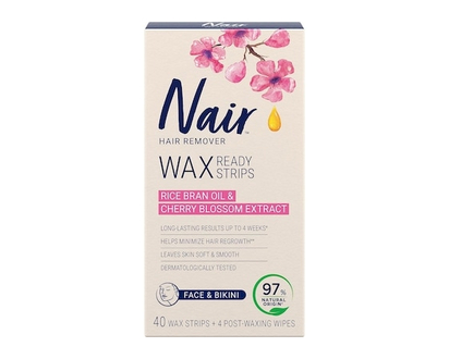 Nair Bandes de cire d'épilation pour visage et bikini - 40.0 EA