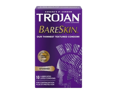 Trojan Bareskin Studded Condoms - 10.0 EA
