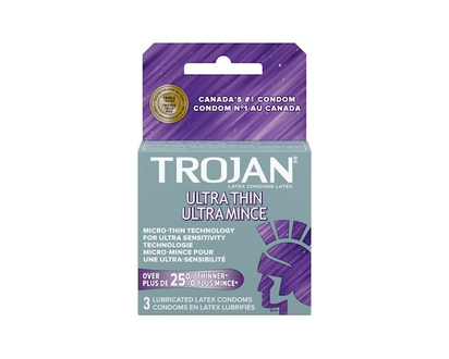 Ultra Thin Lubricated Condoms - 3.0 EA