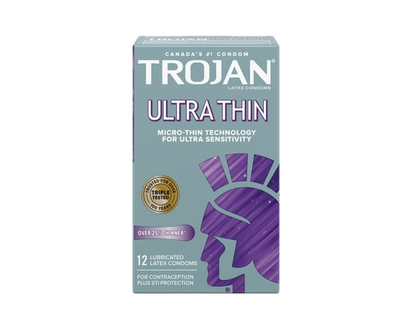 Trojan Condoms lubrifiés ultraminces - 12.0 EA