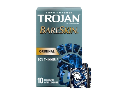 Trojan Condoms lubrifiés BareSkin - 10.0 EA