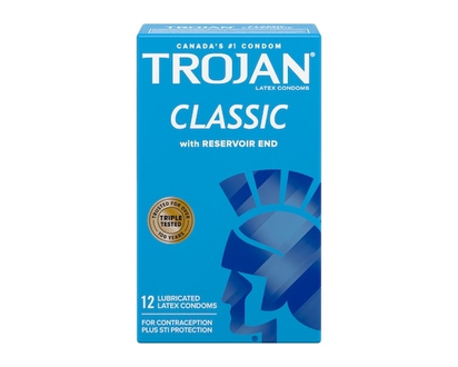 Trojan Classic Lubricated Condoms - 12.0 EA