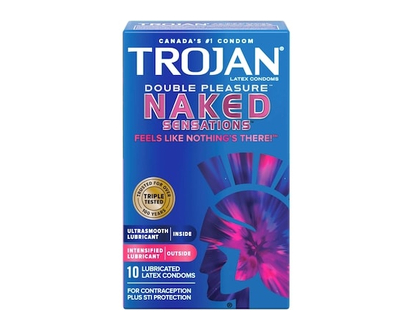 Trojan Naked Sensations Double Pleasure Condoms - 10.0 EA