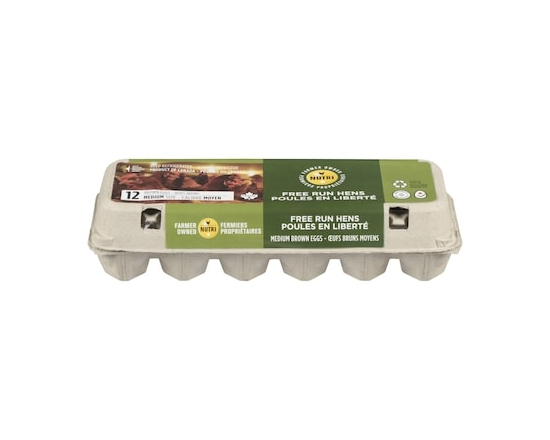 Nutri-Œuf Œufs poules en liberté - 12.0 EA