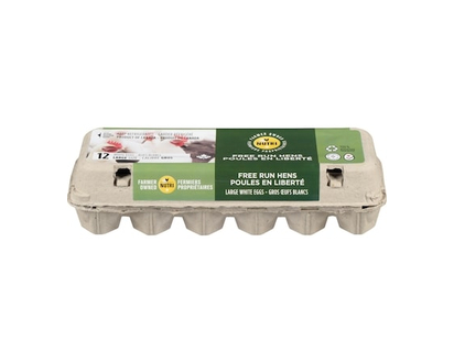 Nutri-Œuf Poules en liberté gros œufs blancs - 12.0 EA