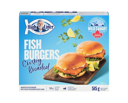 High Liner Crispy Breaded Fish Burgers - 515.0 G