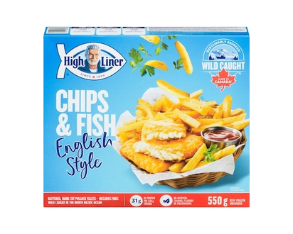 High Liner Chips & Fish English Style - 550.0 G
