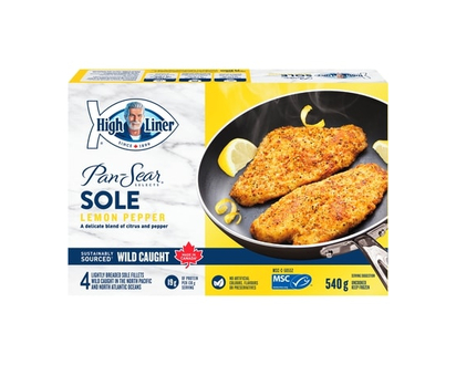 High Liner Pan Sear Selects Lemon Pepper Sole - 540.0 G