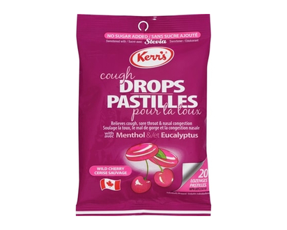 Kerr's Cough Drops Wild Cherry With Menthol & Eucalyptus - 20.0 EA