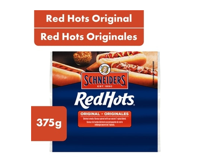 Schneiders Red Hots Original Hot Dogs - 375.0 G