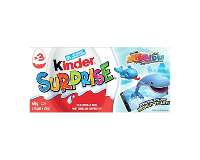 Kinder SURPRISE® Milk Chocolate Eggs with Toys, Classic Edition, 3 Pack - 60.0 G