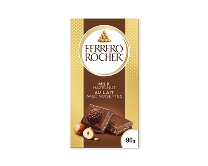FERRERO ROCHER Premium Chocolate Bar, Milk Chocolate with Hazelnut - 90.0 G