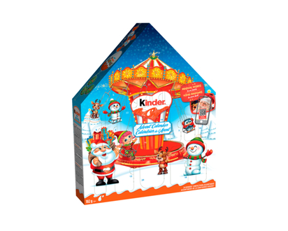 Kinder Christmas 2025 Advent Calendar, 24 Assorted Christmas Chocolates, Classic Edition - 182.0 G