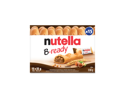 Nutella Gaufrette croustillante fourrée au délicieux NUTELLA, paquet de 15 barres - 330.0 G