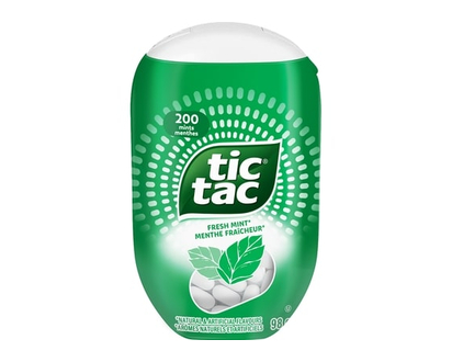 Tic Tac Mints, Fresh Mint, Mint Candy, 200 Pills - 98.0 G