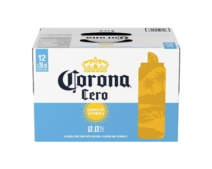 Corona Cero Alcohol-Free Beer with Natural Flavour and Vitamin D - 355.0 ML