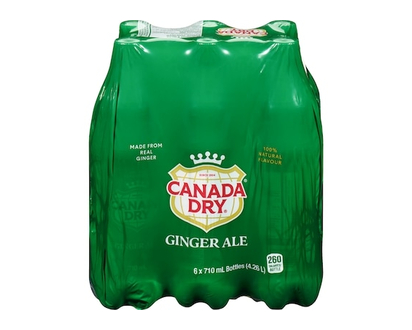 Canada Dry Ginger Ale, 6 Pack - 710.0 ML