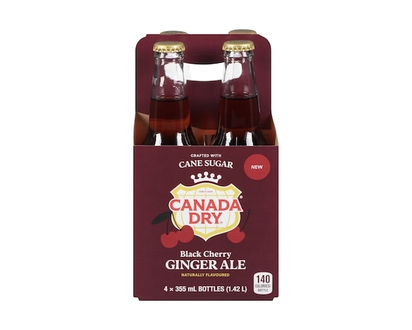 Canada Dry Black Cherry Ginger Ale - 355.0 ML
