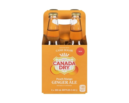 Canada Dry Peach Mango Ginger Ale - 355.0 ML