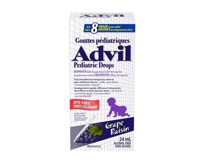 Advil Pediatric Drops, Grape - 24.0 ML