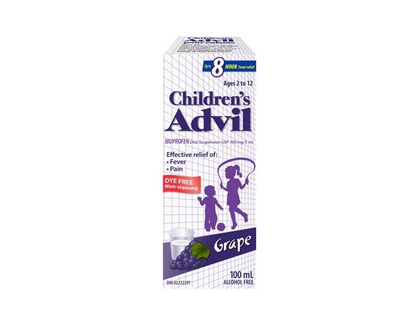 Advil Children's Suspension Liquid, Grape - 100.0 ML