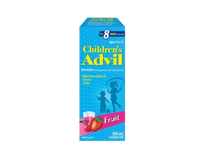 Advil Ibuprofen Oral Suspension Usp 100 Mg/5 Ml Ages 2 To 12 Fruit - 100.0 ML