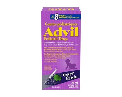 Advil Pediatric Drops, Grape - 24.0 ML