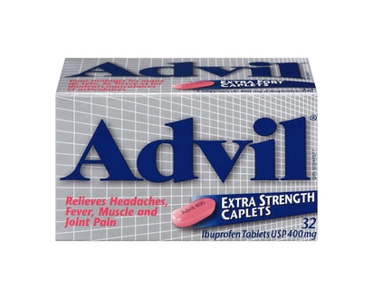 Advil Extra Strength Caplets (32 Count), 400 Mg Ibuprofen, Temporary Pain Reliever / Fever Reducer - 32 CPL