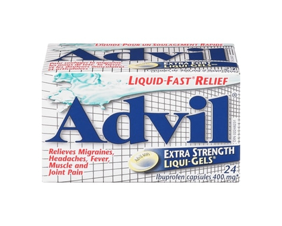 Advil Extra Strength Liqui-Gels for Headaches, Migraines, and Pain Relief, 400 mg Ibuprofen, 24 Count - 24 CAP