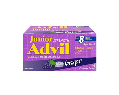 Advil Jr Chews, Grape - 40.0 EA